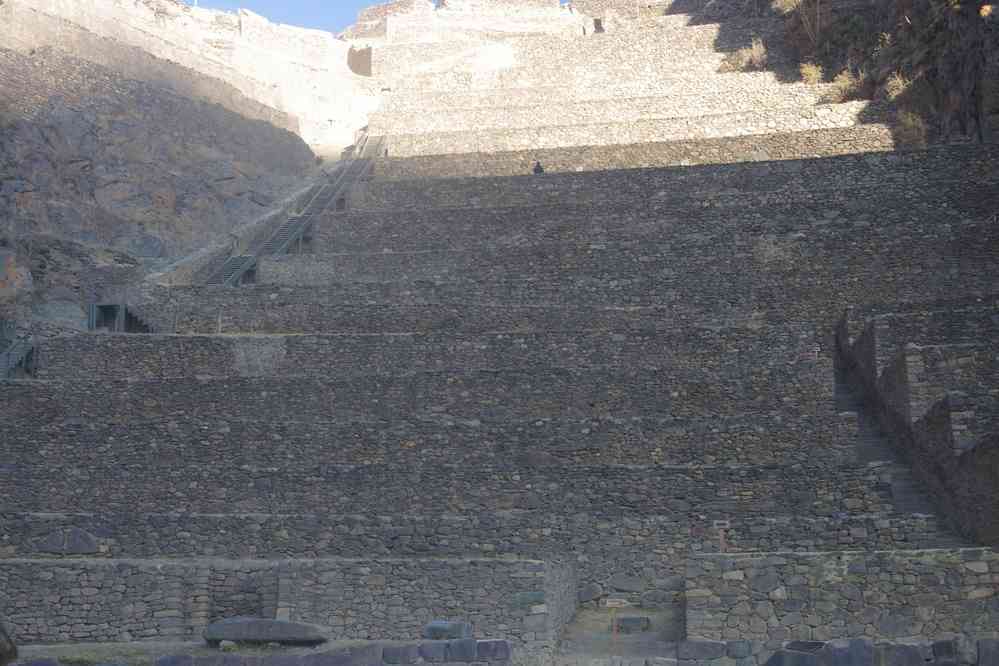 Visite du site archéologique d’Ollantaytambo, le 15 août 2024