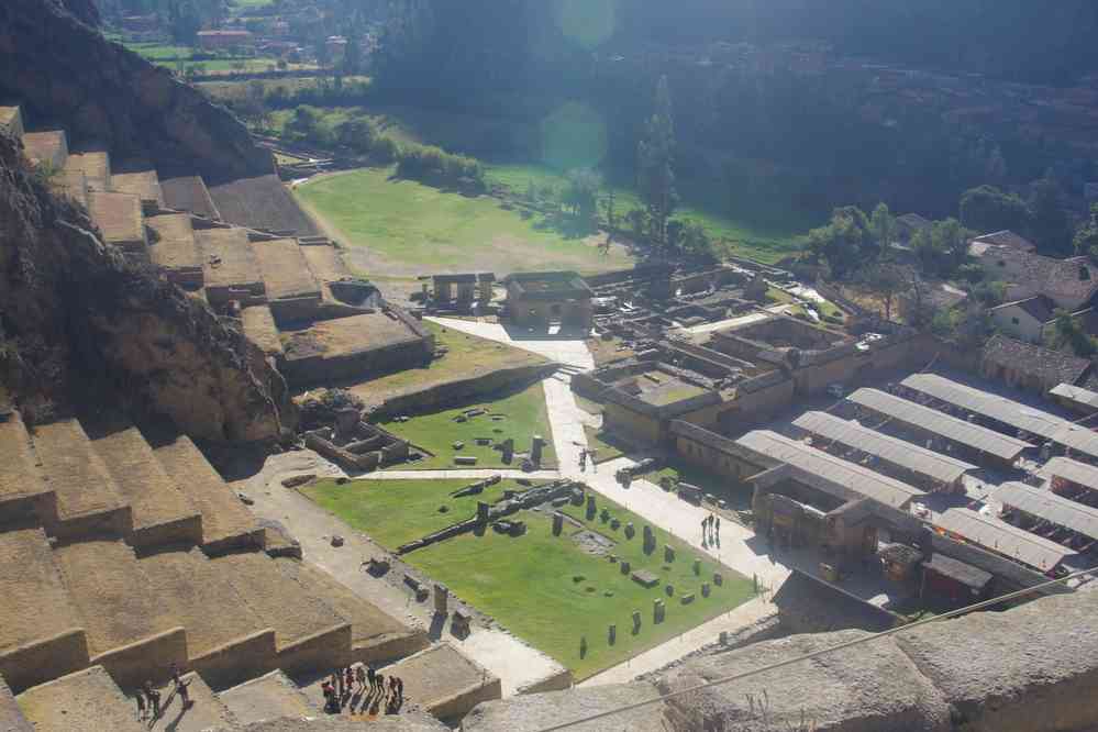 Visite du site archéologique d’Ollantaytambo, le 15 août 2024