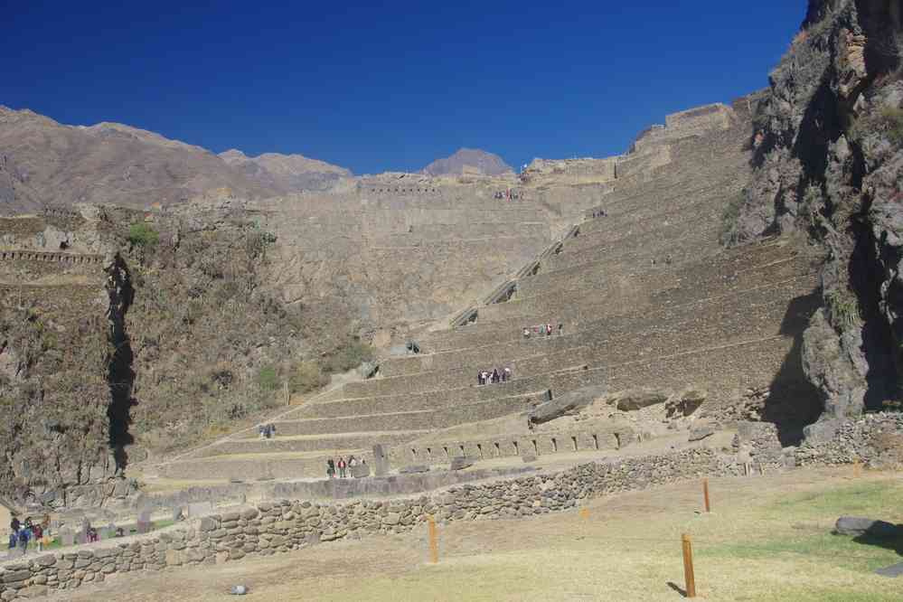 Visite du site archéologique d’Ollantaytambo, le 15 août 2024