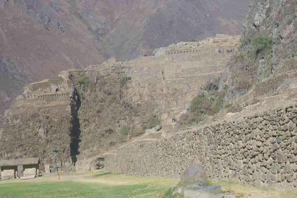 Visite du site archéologique d’Ollantaytambo, le 15 août 2024