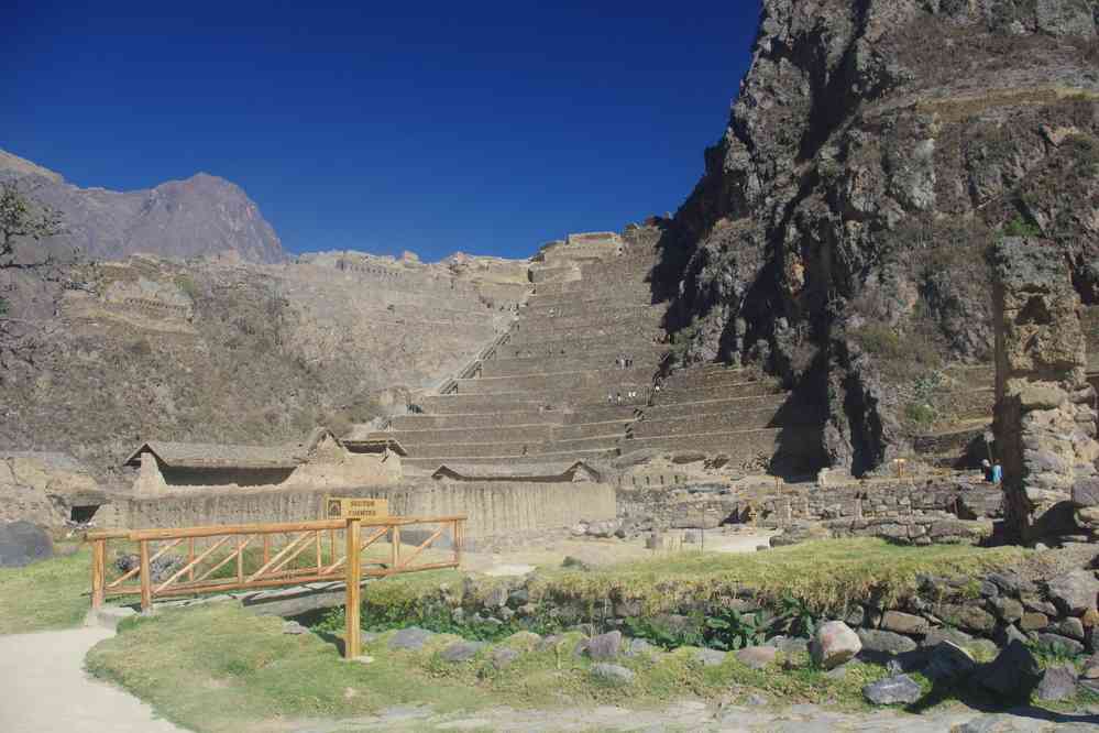 Visite du site archéologique d’Ollantaytambo, le 15 août 2024