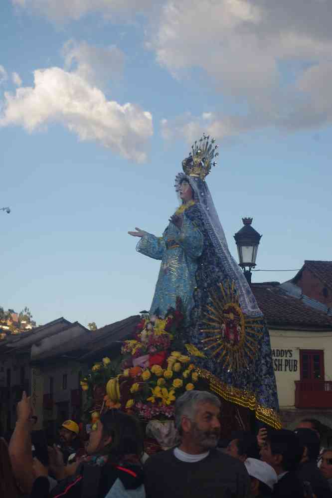 Cuzco, place d’armes, parade pour le 15 août, le 15 août 2024