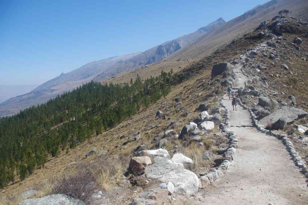 Randonnée en direction de la laguna Churup, le 18 août 2024