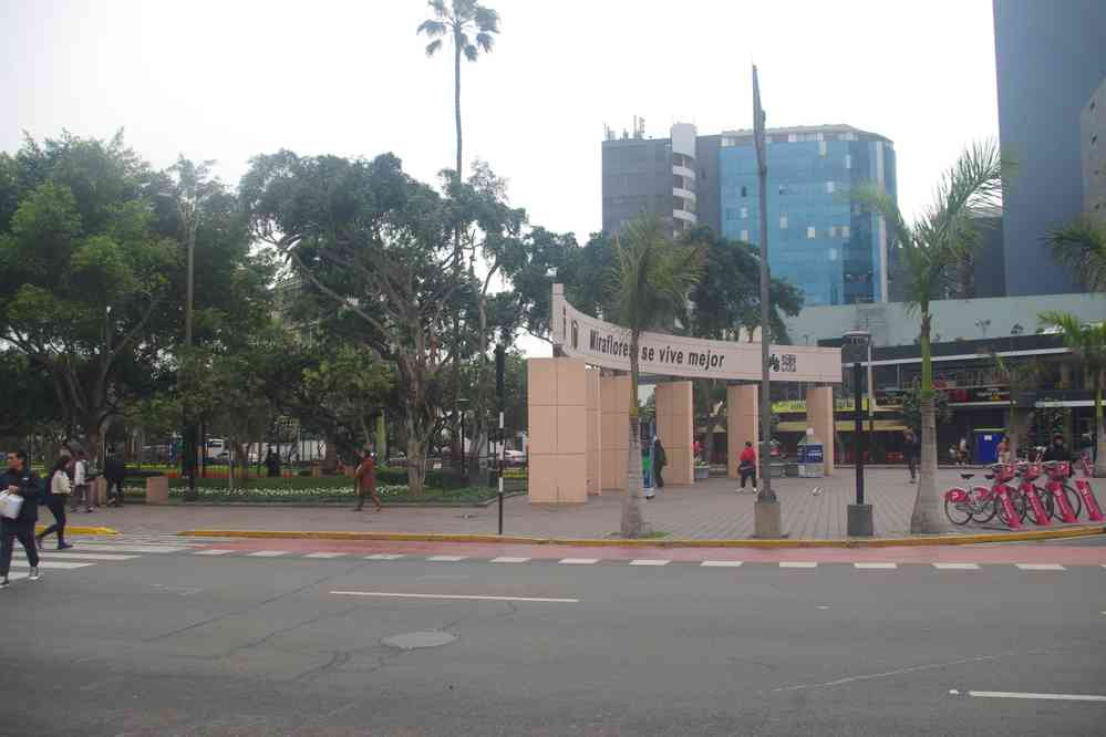 Le quartier bobo de Miraflores à Lima, le 22 août 2024