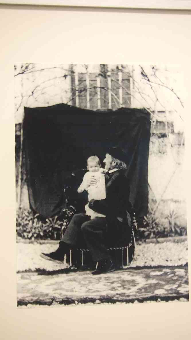 Photo de Wagner avec sa fille (musée Richard Wagner, Bayreuth). 15 août 2019