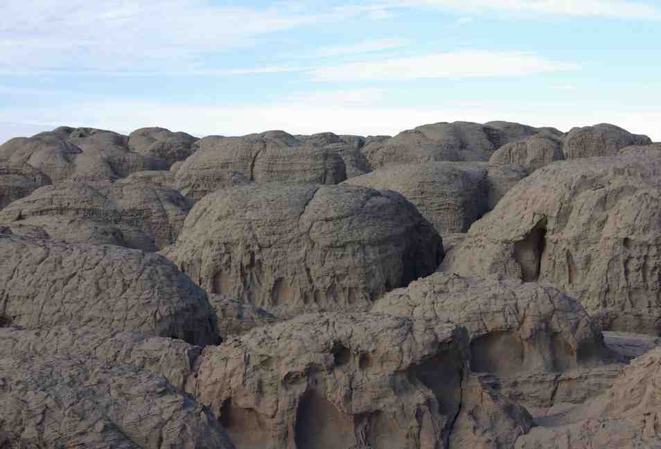 Formations de grès, sur le plateau entre El Ghessour et In Akacheker