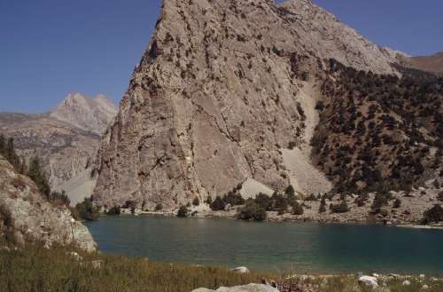 Le lac de Tchoukourak, le 15 août 2004