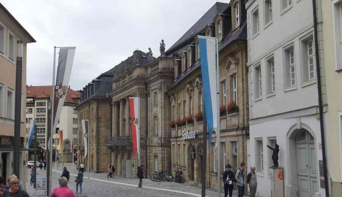 Bayreuth, extérieur de l’opéra des Margraves. 15 août 2019