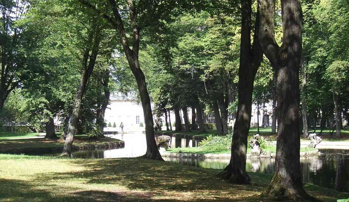 Bayreuth, Hofgarten (le Château Neuf en arrière-plan). 16 août 2019