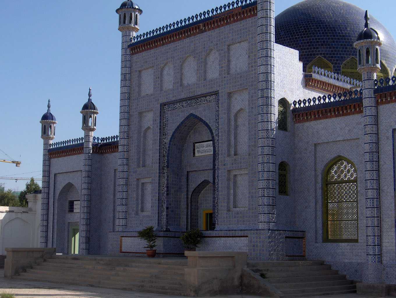 Le mausolée de Youssouf as Hadjib à Kachgar, le 20 août 2005