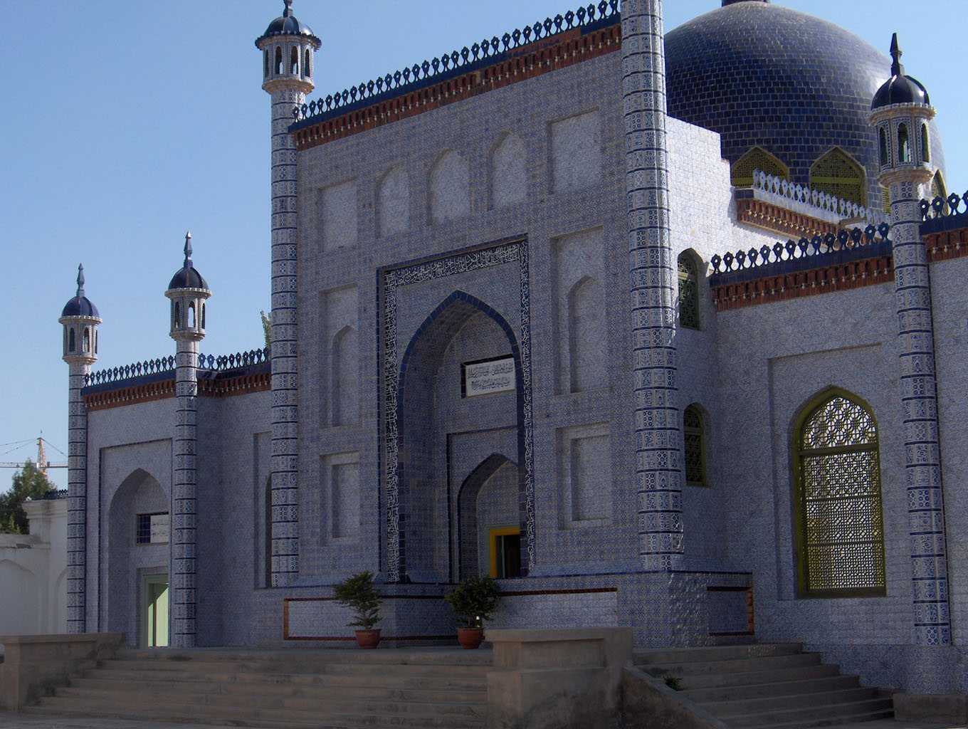 Le mausolée de Youssouf as Hadjib à Kachgar, le 20 août 2005