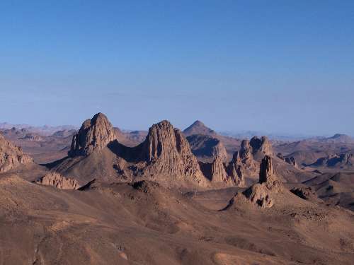 Paysage de l’Assekrem, le 28 décembre 2004