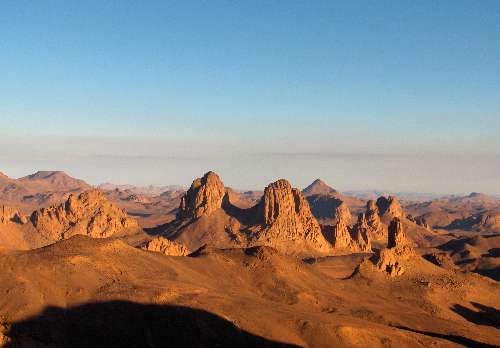 L’Assekrem au coucher du soleil, le 28 décembre 2004