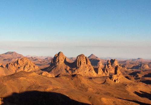 L’Assekrem au coucher du soleil, le 28 décembre 2004