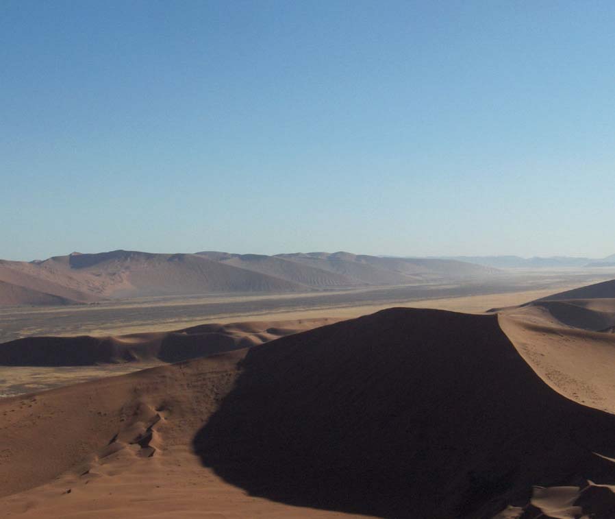 Balade dans les dunes de Sossusvlei, le 1ᵉʳ janvier 2007