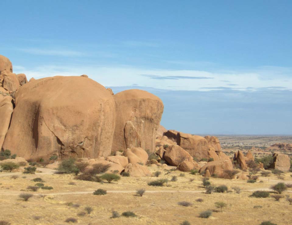 Le massif de Spitzkoppe, le 28 décembre 2006