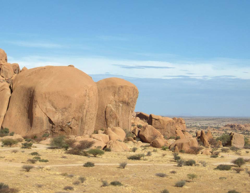 Le massif de Spitzkoppe, le 28 décembre 2006