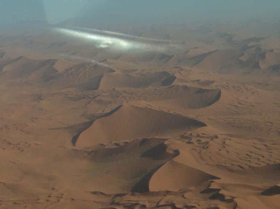 Survol des dunes de Sossusvlei, le 30 décembre 2006