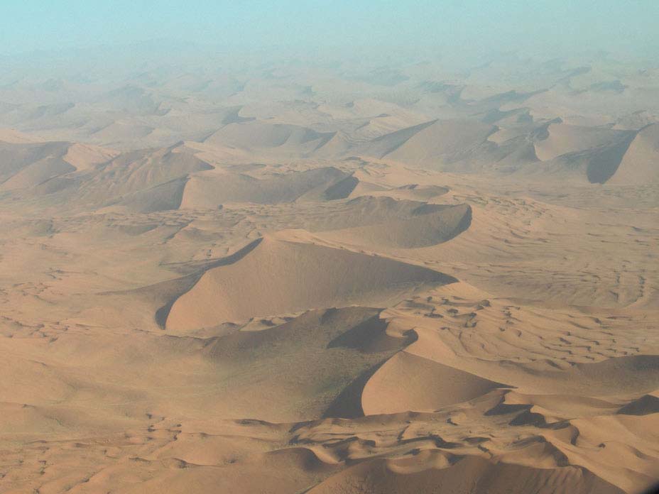 Survol des dunes de Sossusvlei, le 30 décembre 2006