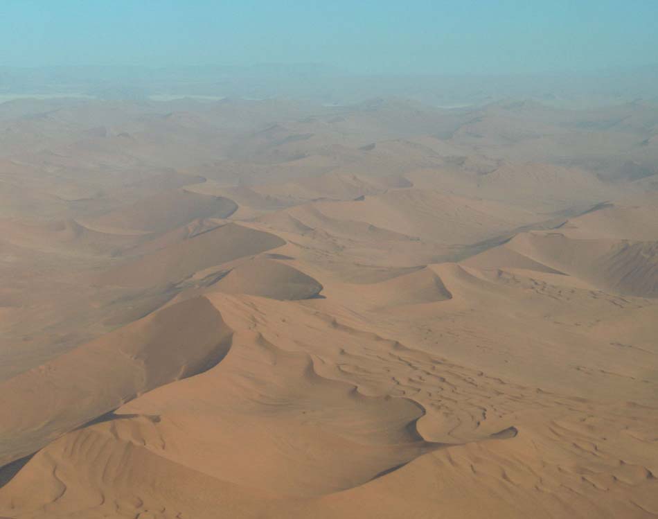 Survol des dunes de Sossusvlei, le 30 décembre 2006