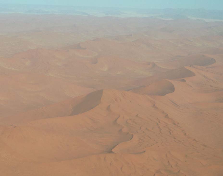 Survol des dunes de Sossusvlei, le 30 décembre 2006