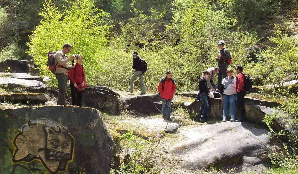 Sortie de la carrière pour pique-niquer, le 4 mai 2013
