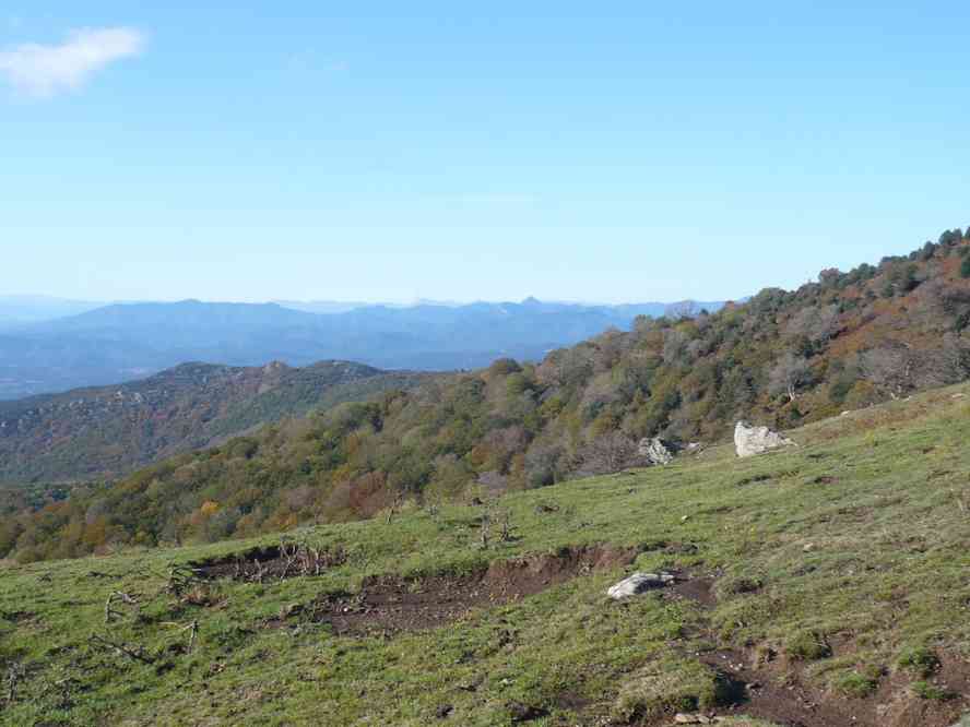 Pendant la descente. Le dimanche 30 octobre 2011