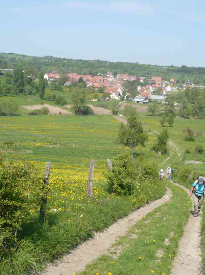 Montée vers le Kirchberg. Le samedi 23 avril 2011