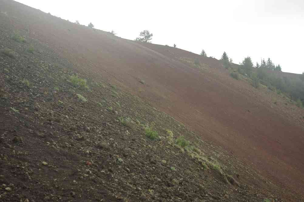 La pente du puy de Lassolas. Le vendredi 10 mai 2013