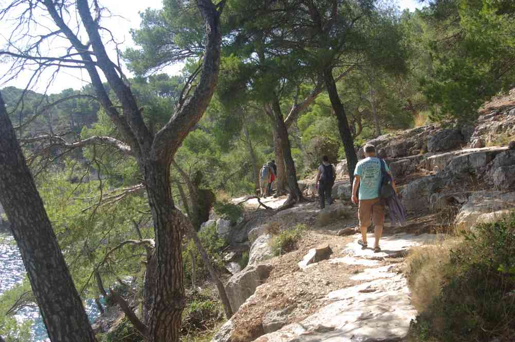 Vers la pointe de la Cacau. Le samedi 5 octobre 2013
