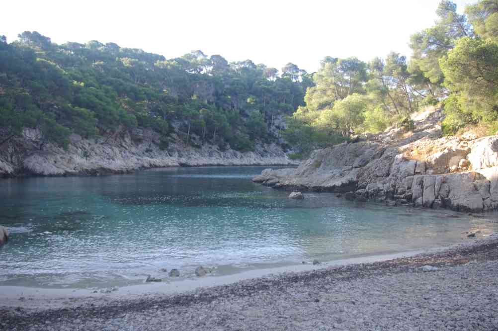 La calanque de Port-Pin sans personne ! Le dimanche 6 octobre 2013