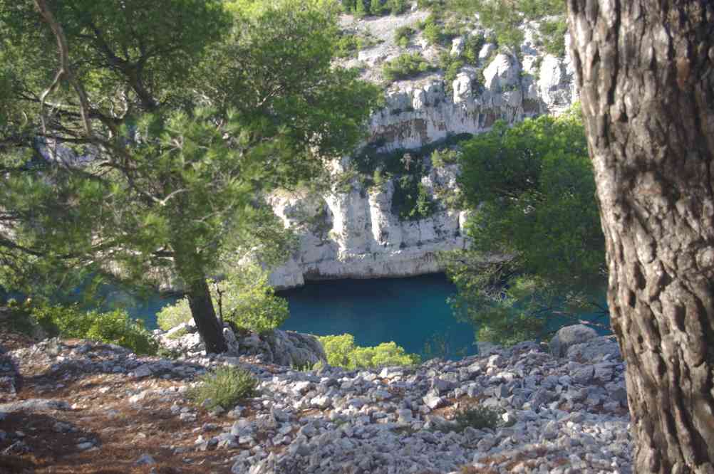 Vers la calanque d’En-Vau. Le dimanche 6 octobre 2013