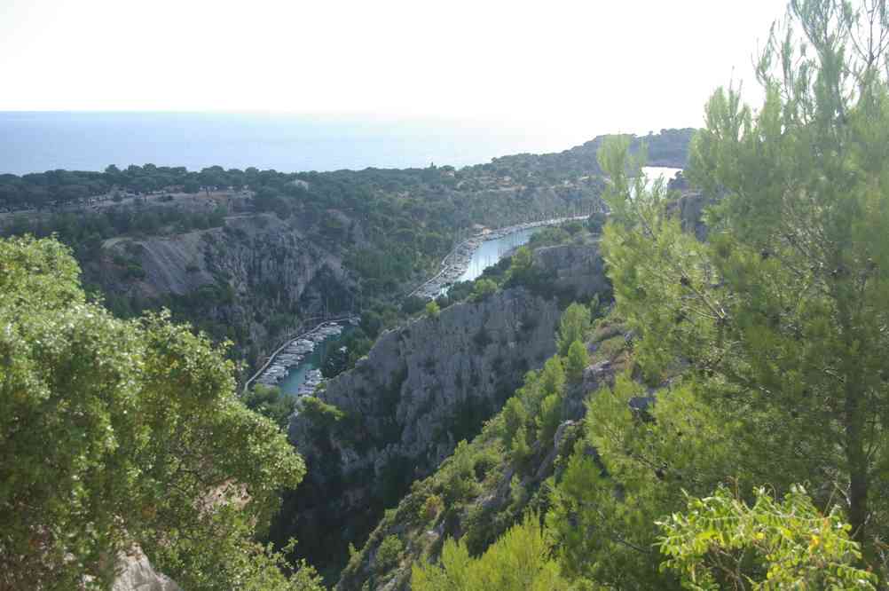 Retour vers la calanque de Port-Miou. Le dimanche 6 octobre 2013
