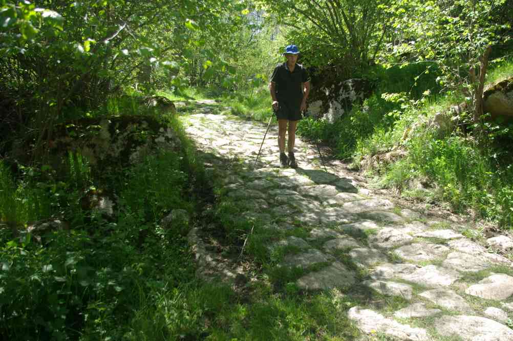 Près de Dorres, vraisemblablement une voie romaine. Le dimanche 1ᵉʳ juin 2014