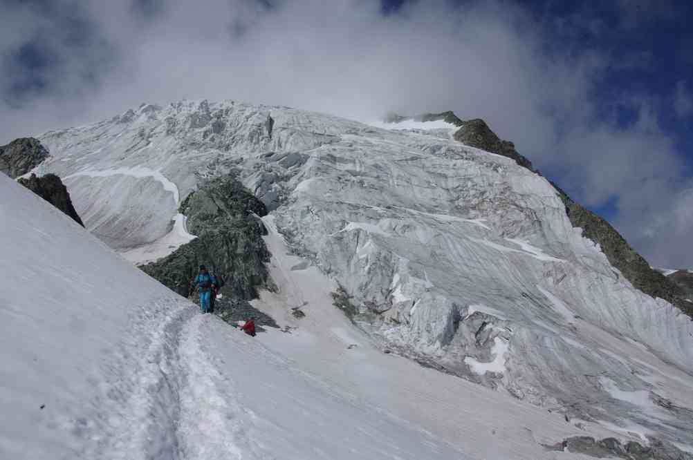 Arrivée à la cabane des Vignettes. Le jeudi 12 août 2010