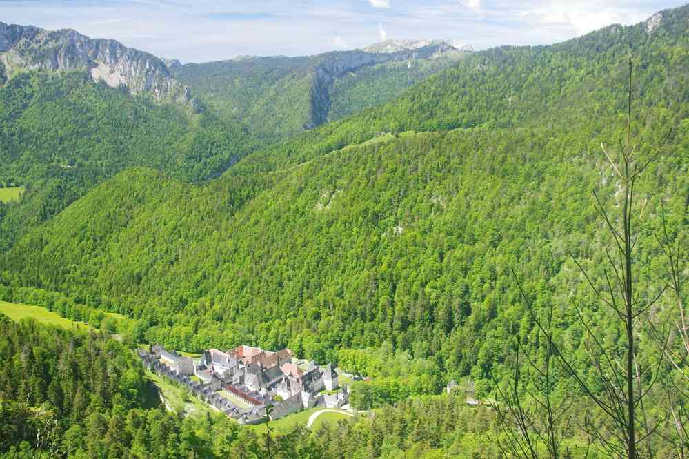 La Grande Chartreuse vue depuis le GR 9. Le jeudi 29 mai 2025