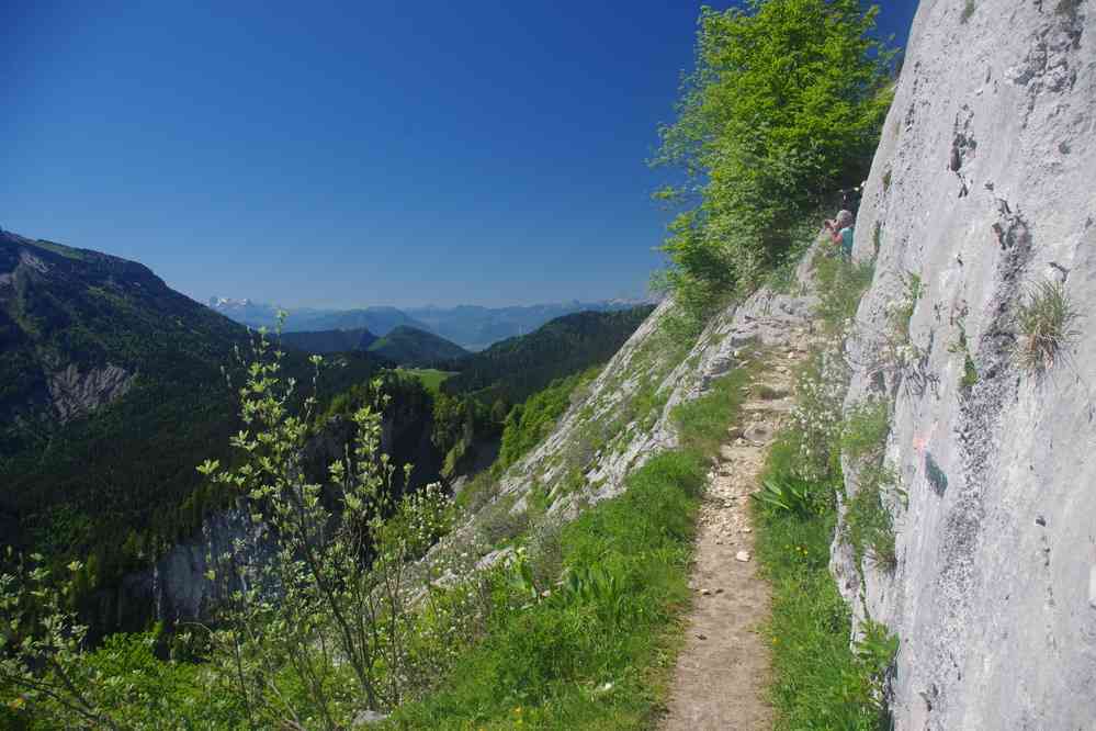 Pendant la montée au Charmant Som. Le vendredi 30 mai 2025