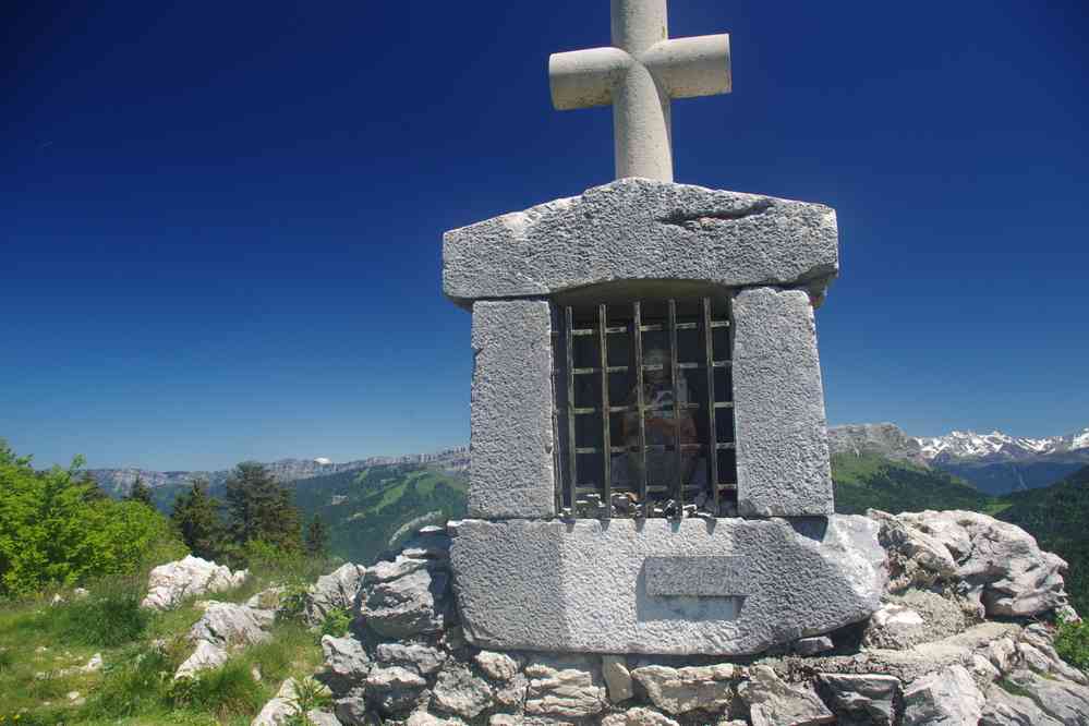 Oratoire d’Orgeval (marquant la limite du « désert » de la Grande Chartreuse). Le vendredi 30 mai 2025