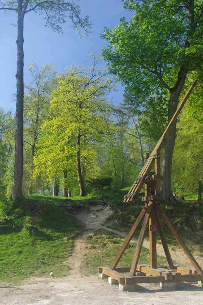 Devant le château de Pierrefonds. Le samedi 21 avril 2018