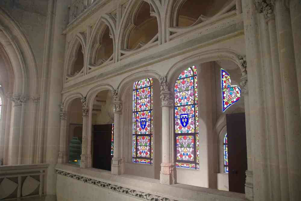 Château de Pierrefonds, la chapelle. Le samedi 21 avril 2018