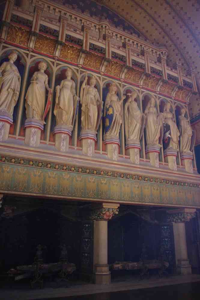 Château de Pierrefonds (salle des Preuses). Le samedi 21 avril 2018