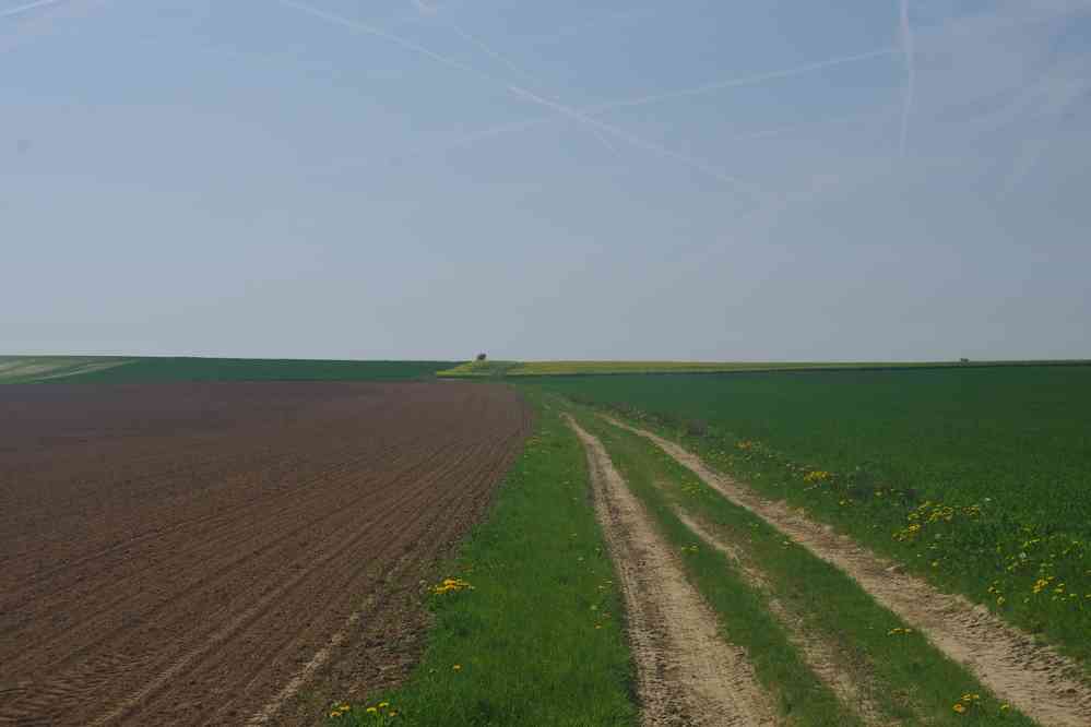 En direction de Morienval. Le samedi 21 avril 2018