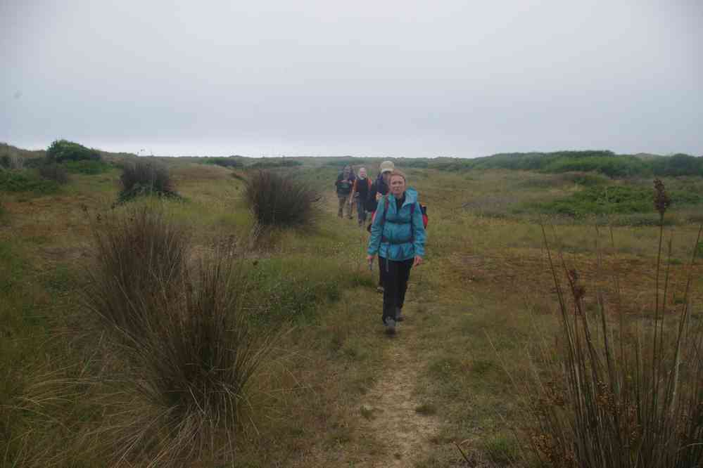 Les dunes de Biville, ancien camp militaire. Le jeudi 30 mai 2019