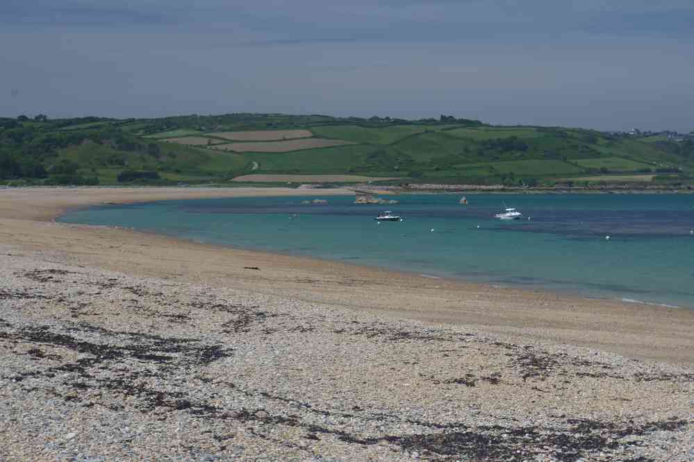 La plage de l’anse Saint-Martin (pique-nique sur les galets). Le samedi 1ᵉʳ juin 2019
