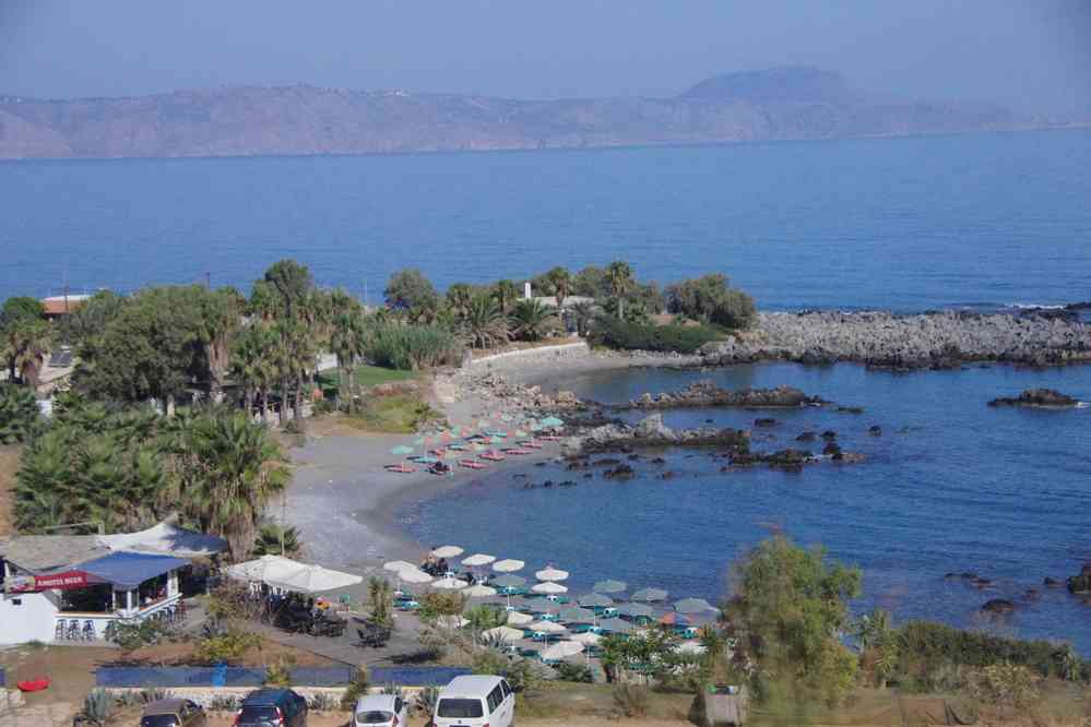 Sur la route en direction de la Canée (Χανιά). Le mardi 12 août 2014