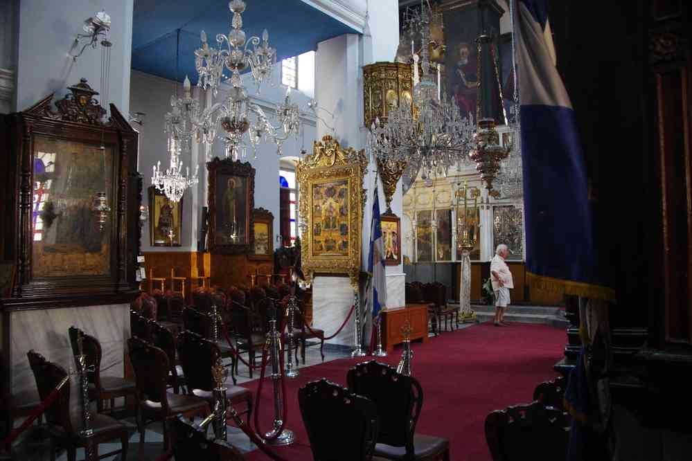 Cathédrale orthodoxe de la Canée (Χανιά). Le mardi 12 août 2014