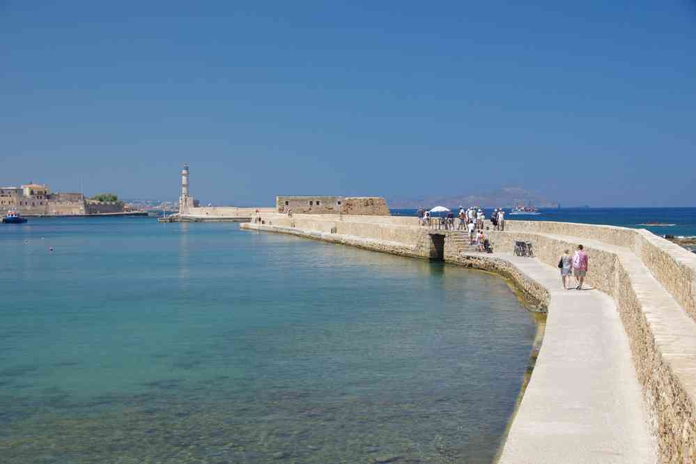 La Canée (Χανιά), sur la jetée. Le mardi 12 août 2014