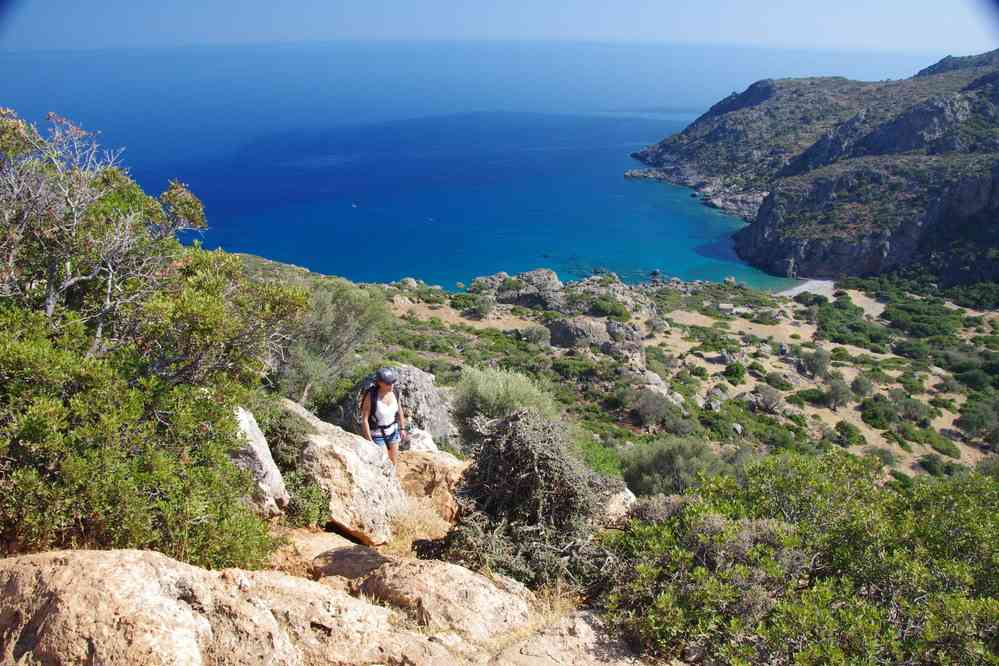 Au-dessus de Lissos (Λισσός). Le mercredi 13 août 2014