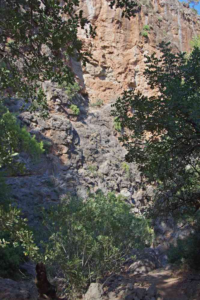 Cañon en arrivant à Sougia (Σούγια). Le mercredi 13 août 2014