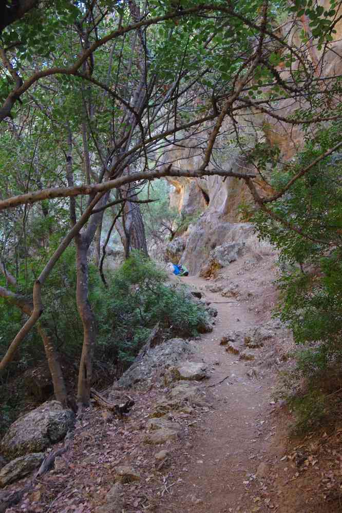 Cañon en arrivant à Sougia (Σούγια). Le mercredi 13 août 2014